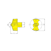 MD-140(140-340)-RA Center Dirll head - Makotools Industrial Supply Tools for Metal Cutting